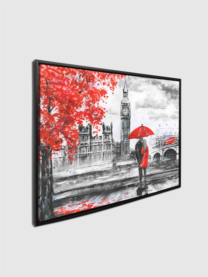 Cities Skyline-London/Big Ben-Canvas Print Vintage