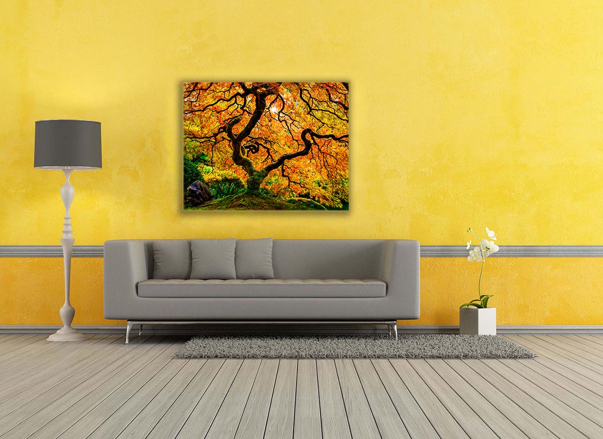 Canvas Print-Orange Tree-Nature Artwork