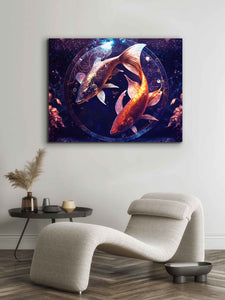 Zodiac Pisces Fish Symbol 4836-112