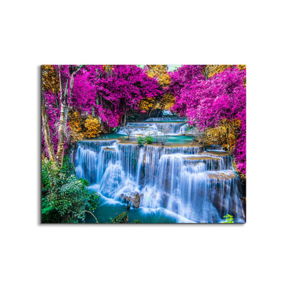 Wildlife Wal Art-Majestic Waterfalls Landscape-Canvas Printed