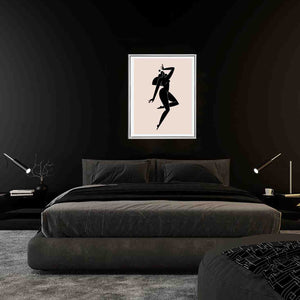 Wall Art-Female silhouette -Canvas Print