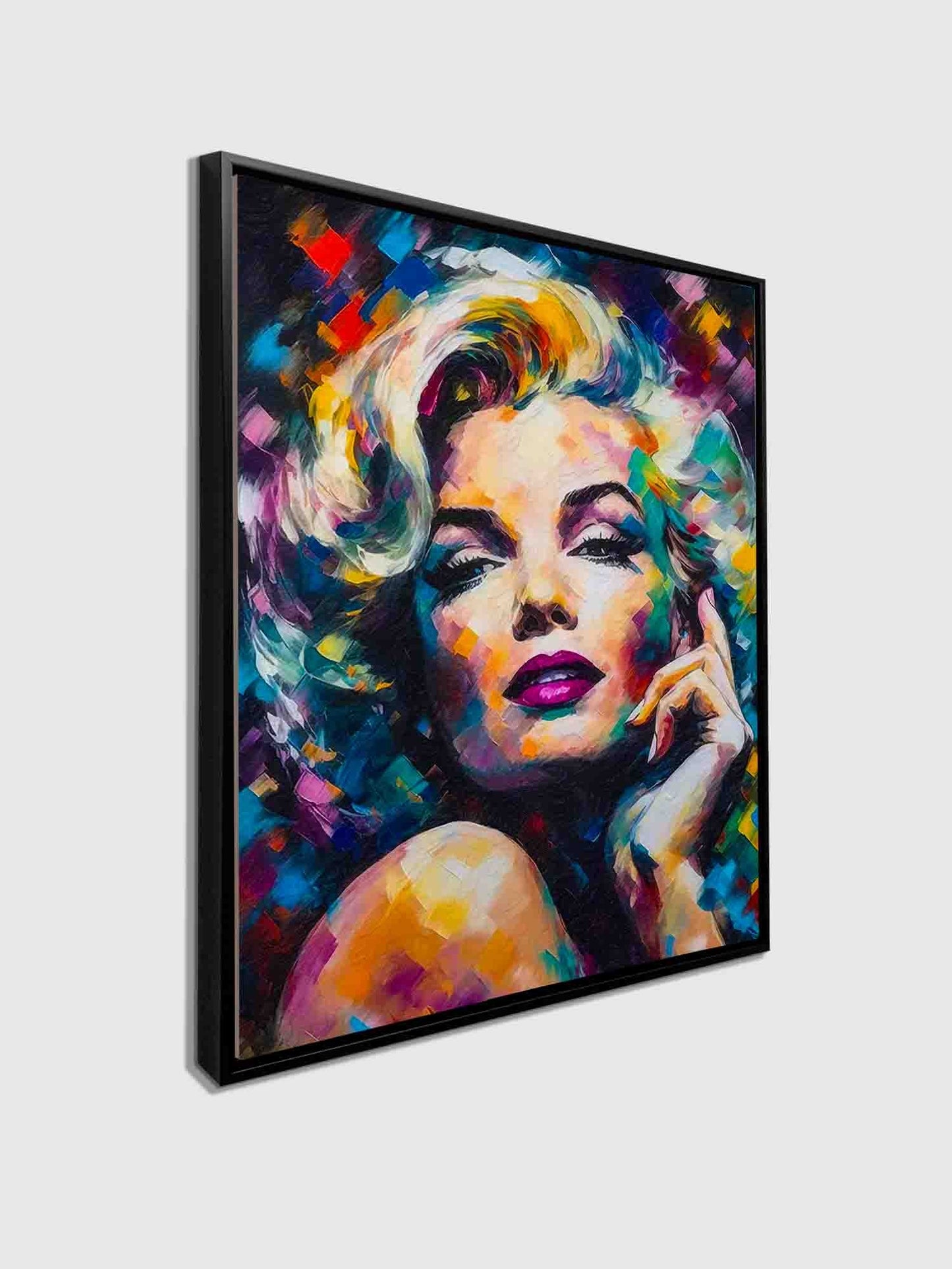 Marilyn Canvas-Wall decor -Fine Art-Gold varnish