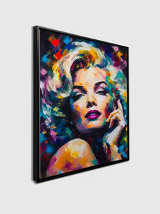 Marilyn Monroe canva with Golden #4836-129