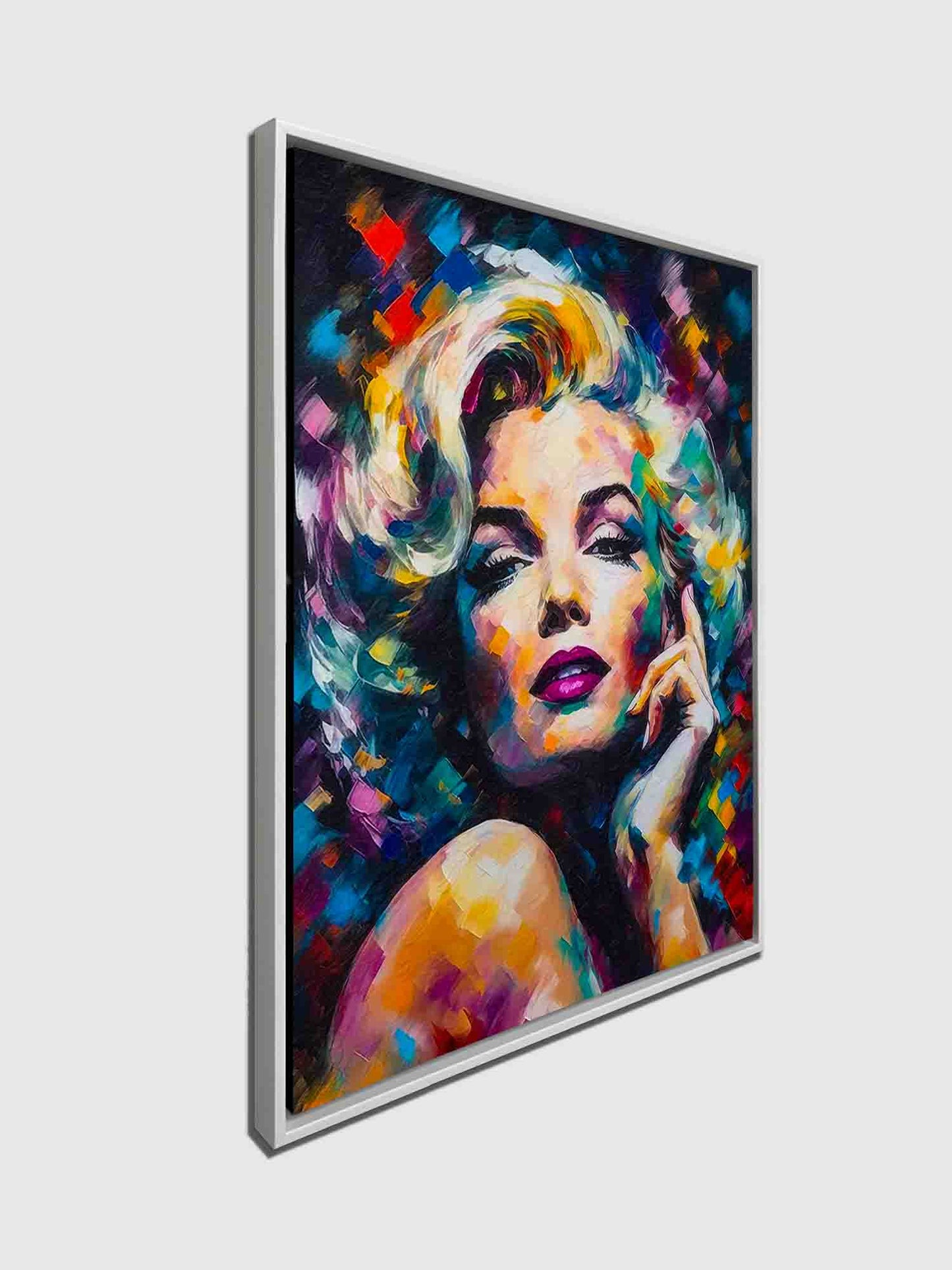 Marilyn Canvas-Wall decor -Fine Art-Gold varnish