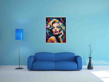 Marilyn Monroe canva with Golden #4836-129
