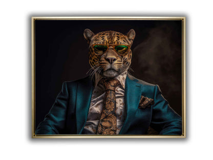 Canvas Print-Chief Leopard-Wall art