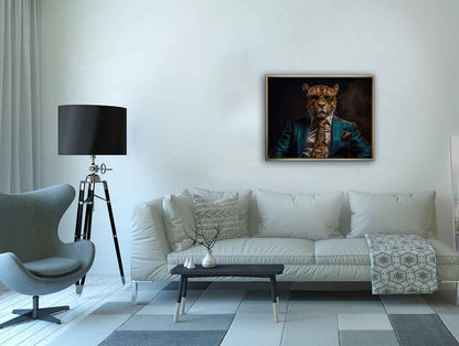 Canvas Print-Chief Leopard-Wall art