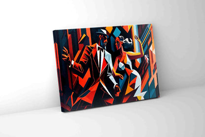 Canvas Wall Art-Tango in the city- Modern Art