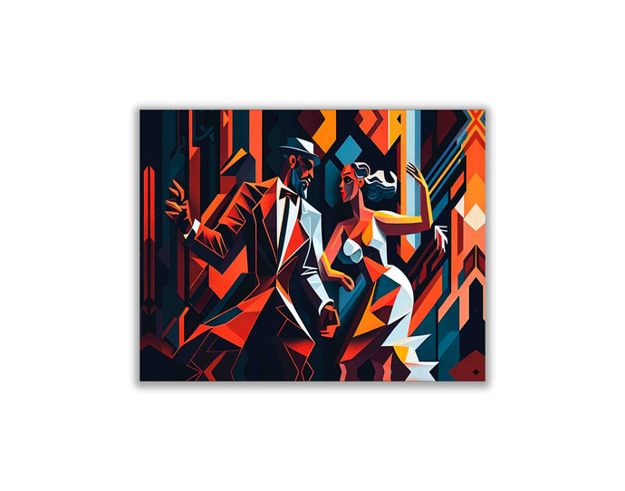 Canvas Wall Art-Tango in the city- Modern Art