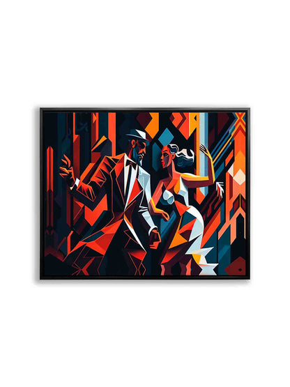 Canvas Wall Art-Tango in the city- Modern Art