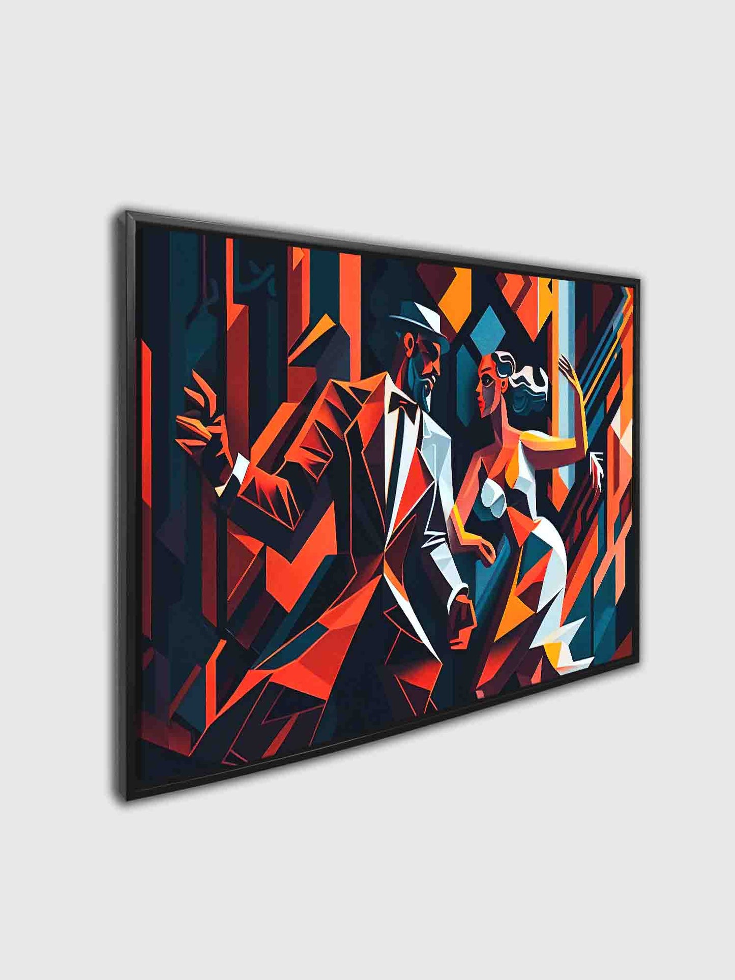 Canvas Wall Art-Tango in the city- Modern Art