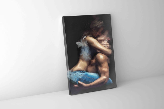 Canvas Wall Art-The couple in the shade. Canvas Wall Art. #