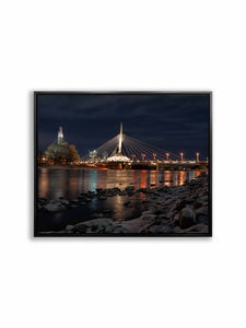 Winnipeg Skyline Wall Art - Canvas Prints - RGB Varnish #4836-151