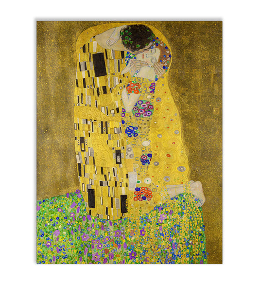" The Kiss" Fine Art-Gold varnish