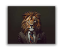 Wildlife Canvas Art - Boss Lion- Wall Decor