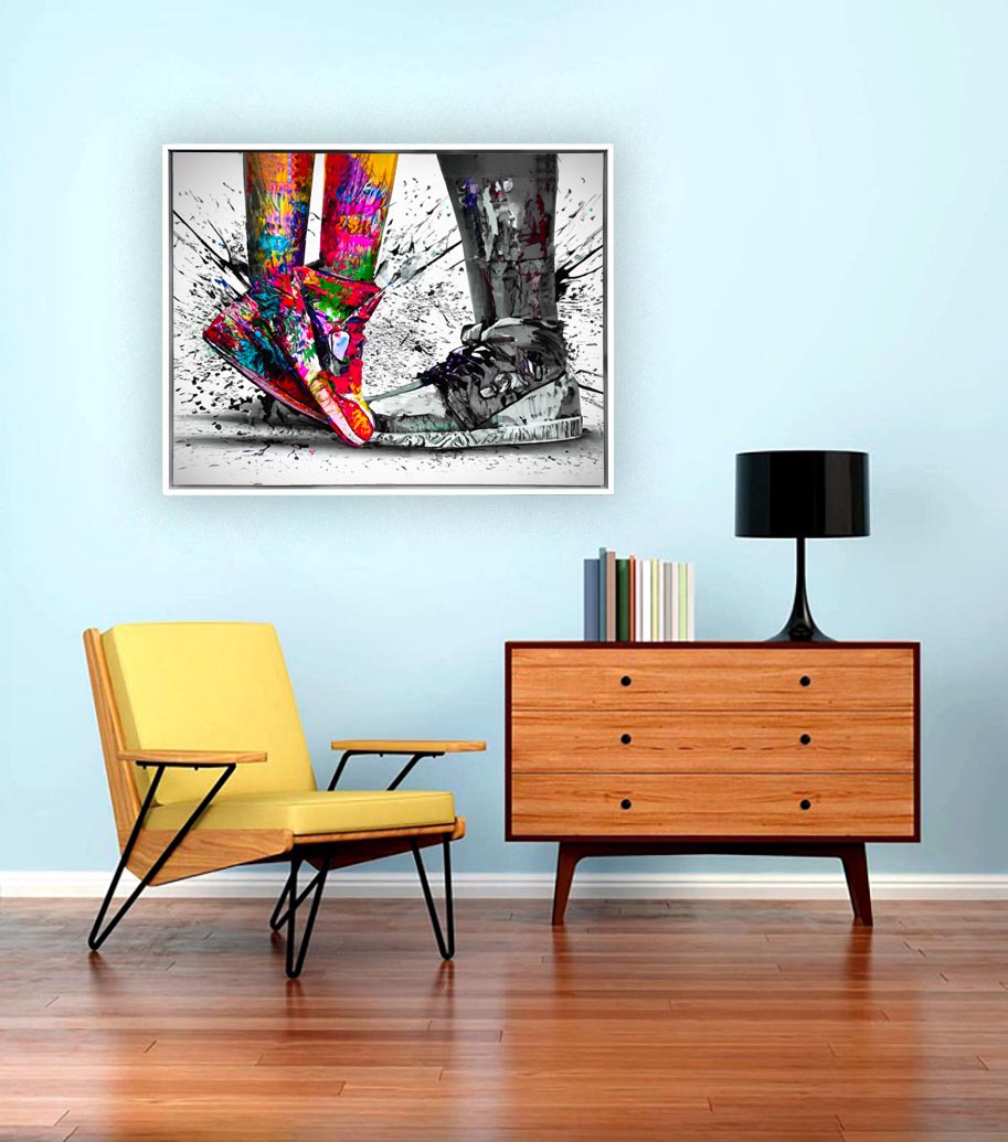 Canvas Wall Art- The encounter- Wall Decor