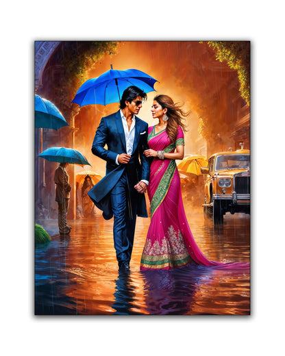 Bollywood Part 1 "Boy meets Girl"- Vintage Artwork-Wall decor