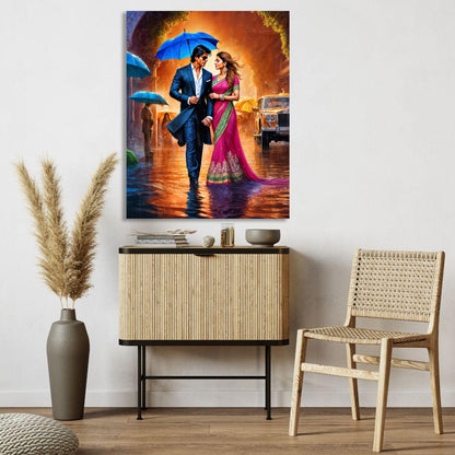 Bollywood Part 1 "Boy meets Girl"- Vintage Artwork-Wall decor