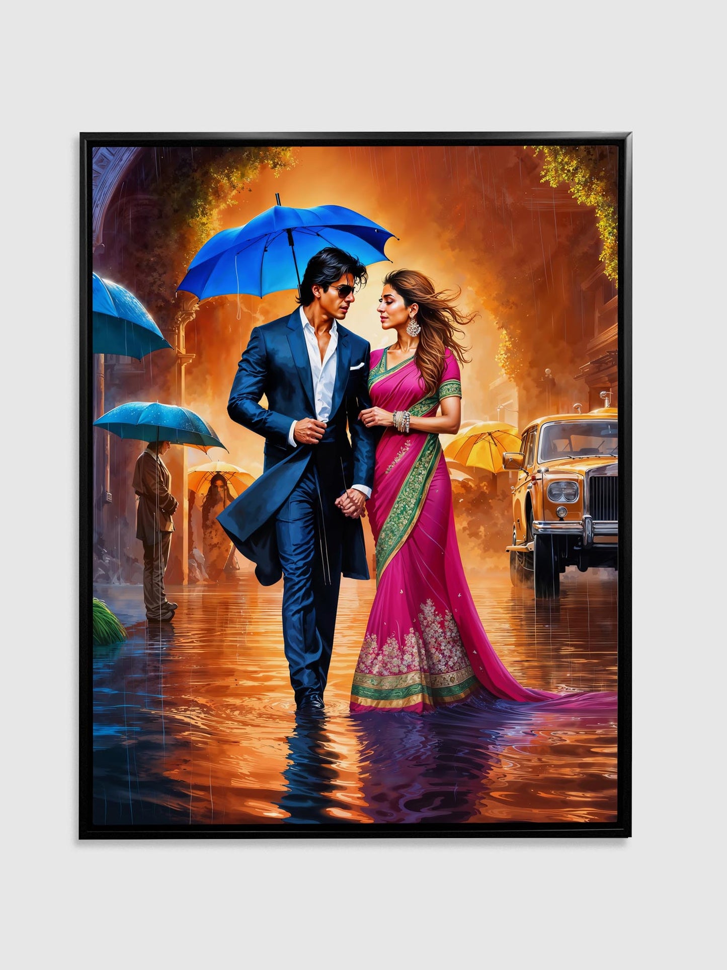 Bollywood Part 1 "Boy meets Girl"- Vintage Artwork-Wall decor