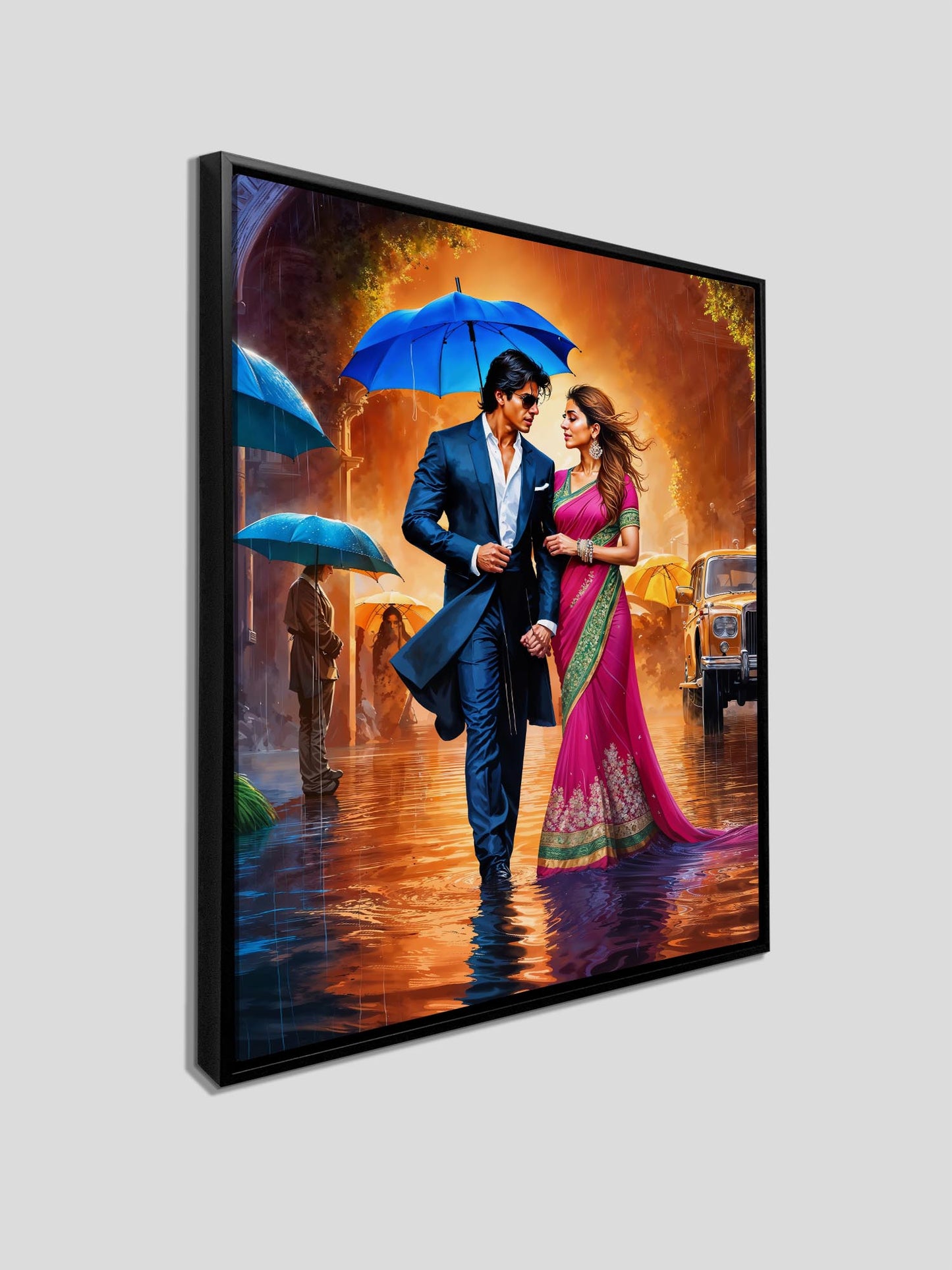 Bollywood Part 1 "Boy meets Girl"- Vintage Artwork-Wall decor