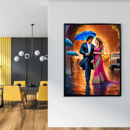 Bollywood Part 1 "Boy meets Girl"- Vintage Artwork-Wall decor