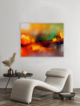 Wall Art-Blurred sunset-Canvas Printed-Artwork Decor