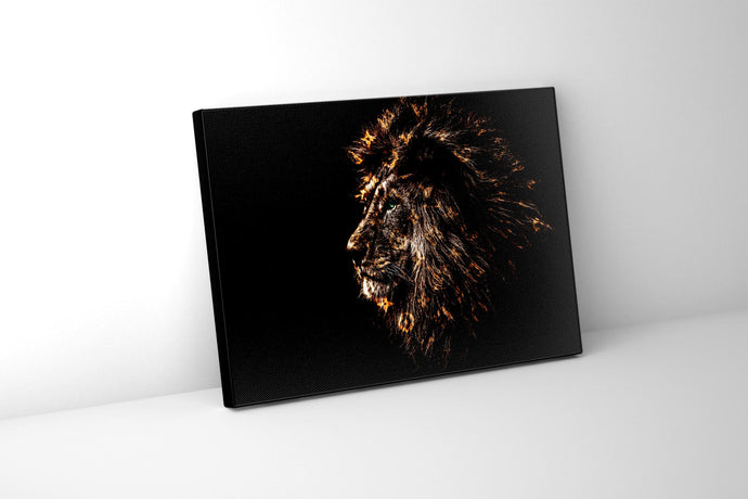 Rich Gold Emblazoned Lion 48
