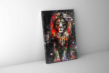 "Uncle Leo" 36" x 48" Fine Art Lion Canvas Print