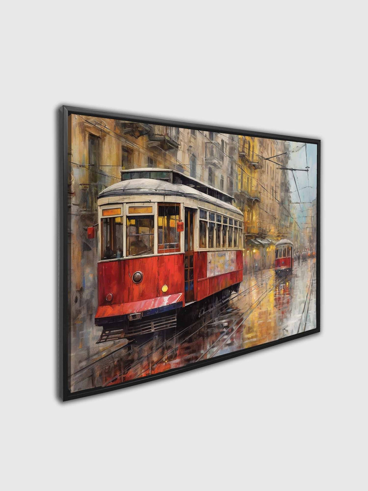 Vintage Street Car/Tram  48" x 36"