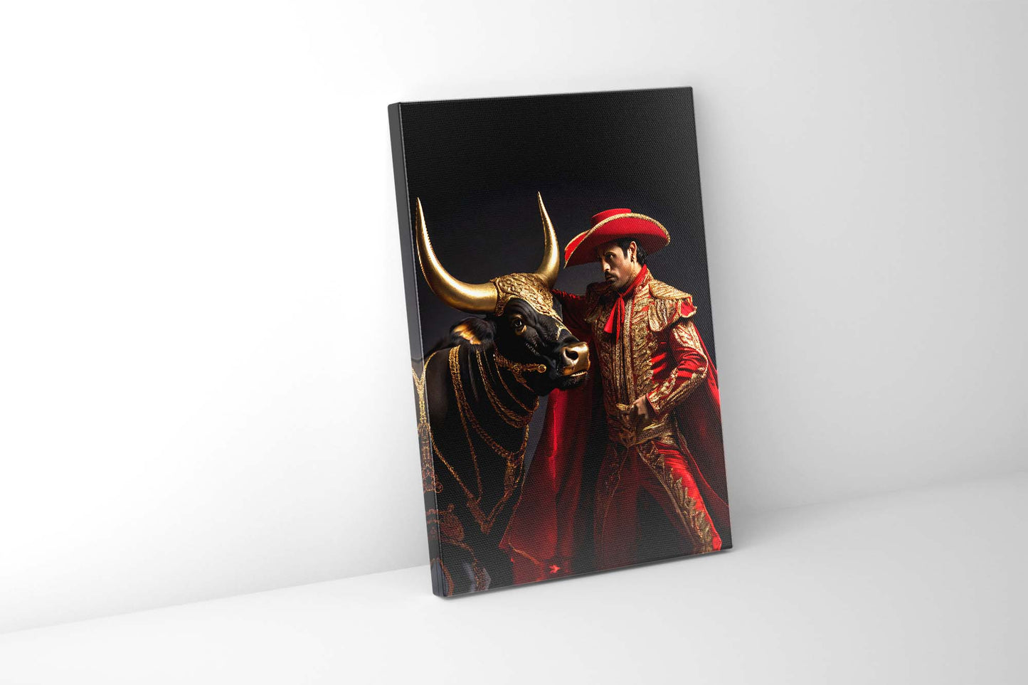 Bullfighter 36" x 48" Fine Art Canvas