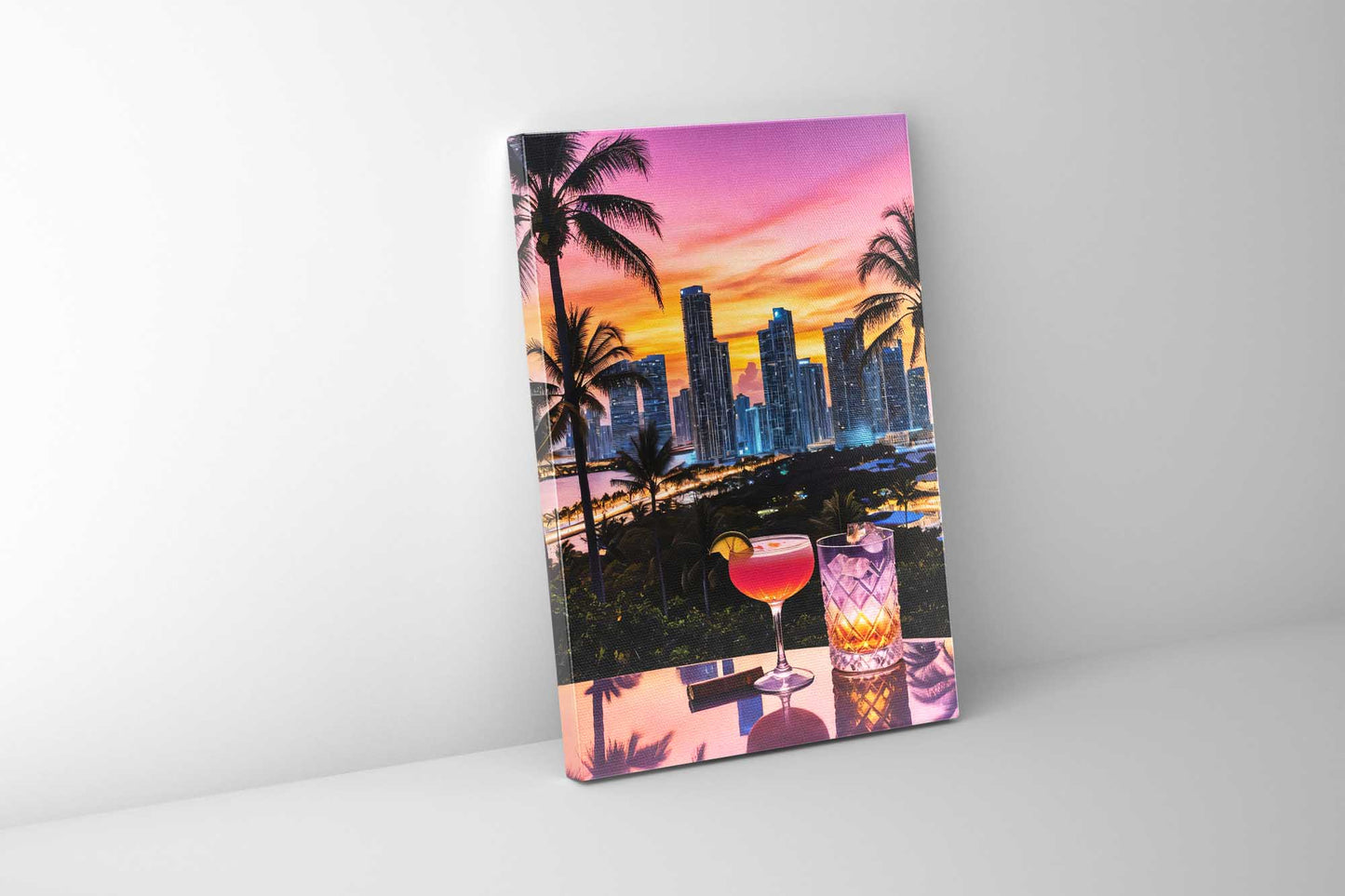 " Miami Vibe" Fine Art Canvas