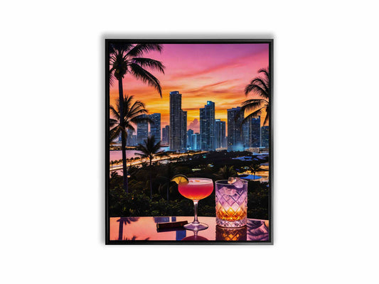 " Miami Vibe" Fine Art Canvas