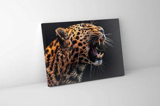 High Resolution detailed print of Leopard 48" x 36"