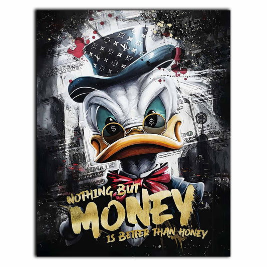 Scrooge McDuck 48X36 Fine Art Canvas