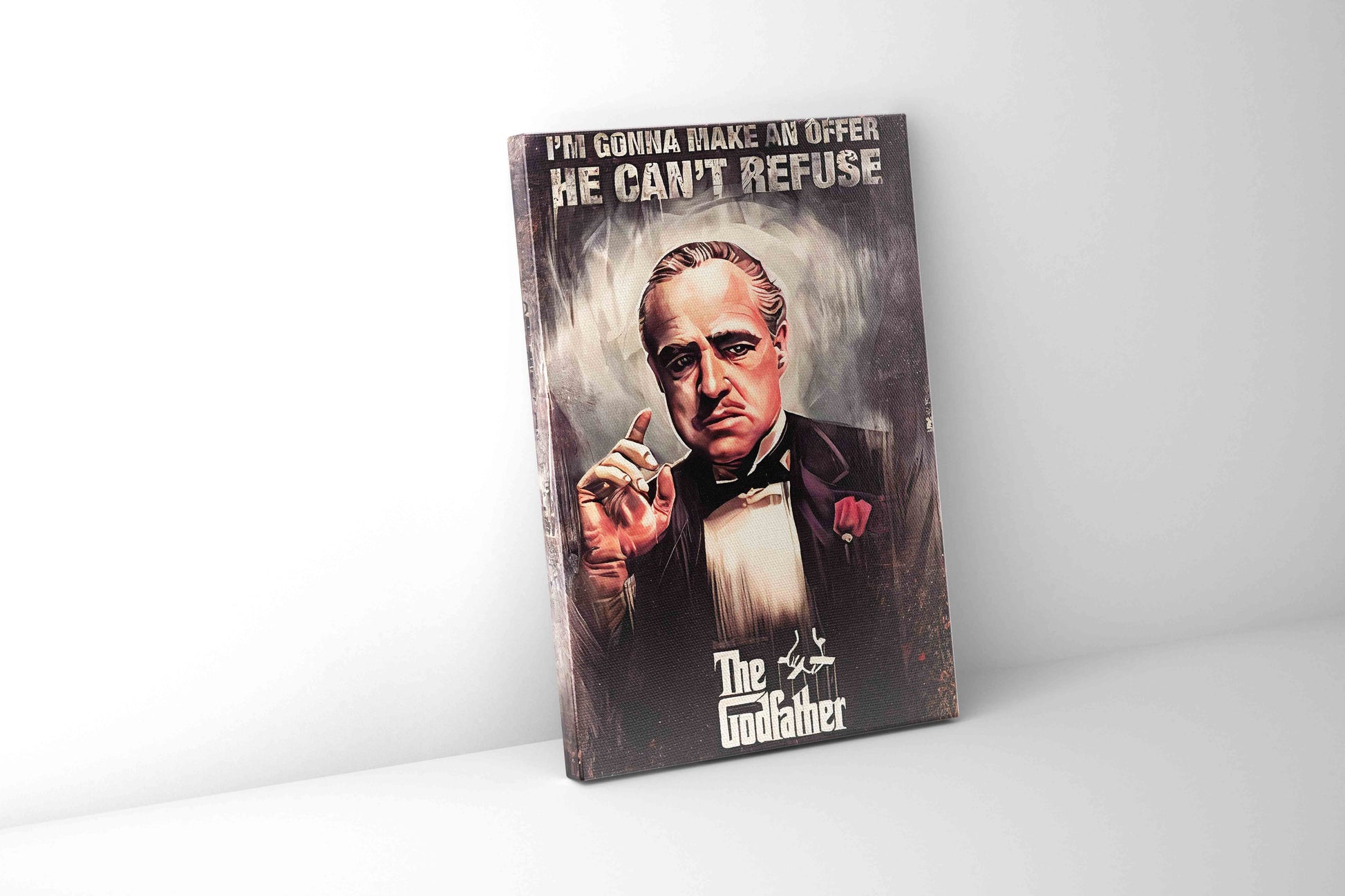 "Godfather" Fine Art Canvas Print Wall Artwork 0