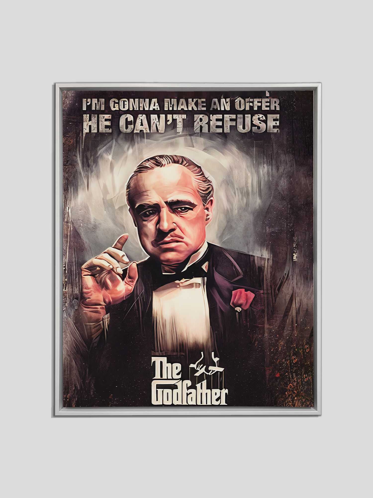 Godfather Fine Art Canvas Print Wall Artwork 0