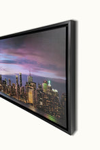 Sunset of Toronto, CN tower, Roger Center-Cities Skyline-Wall decor canvas with handmade RGB varnish #7224-080