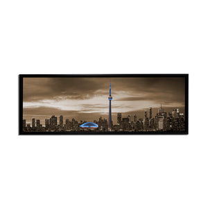 Toronto In Sepia-Cities Skylines- Gold varnish