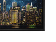 Toronto Skyline Moon-Cities Skyline- Wall art decor- RGB varnish