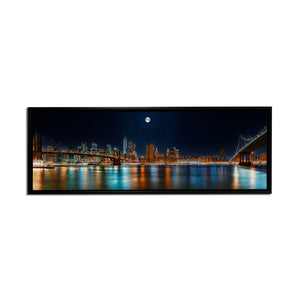 Wall Decor-NYC Moon Skyline-Canvas Printed