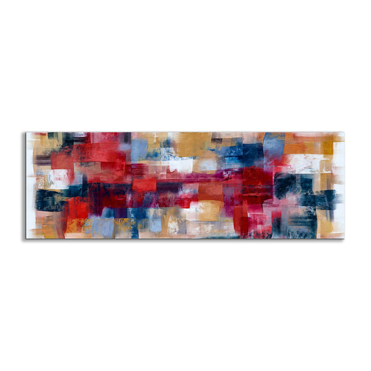 Burgoyne Abstract brushwork weaving-Large Canvas Wall art- Fine Art- RGB varnish