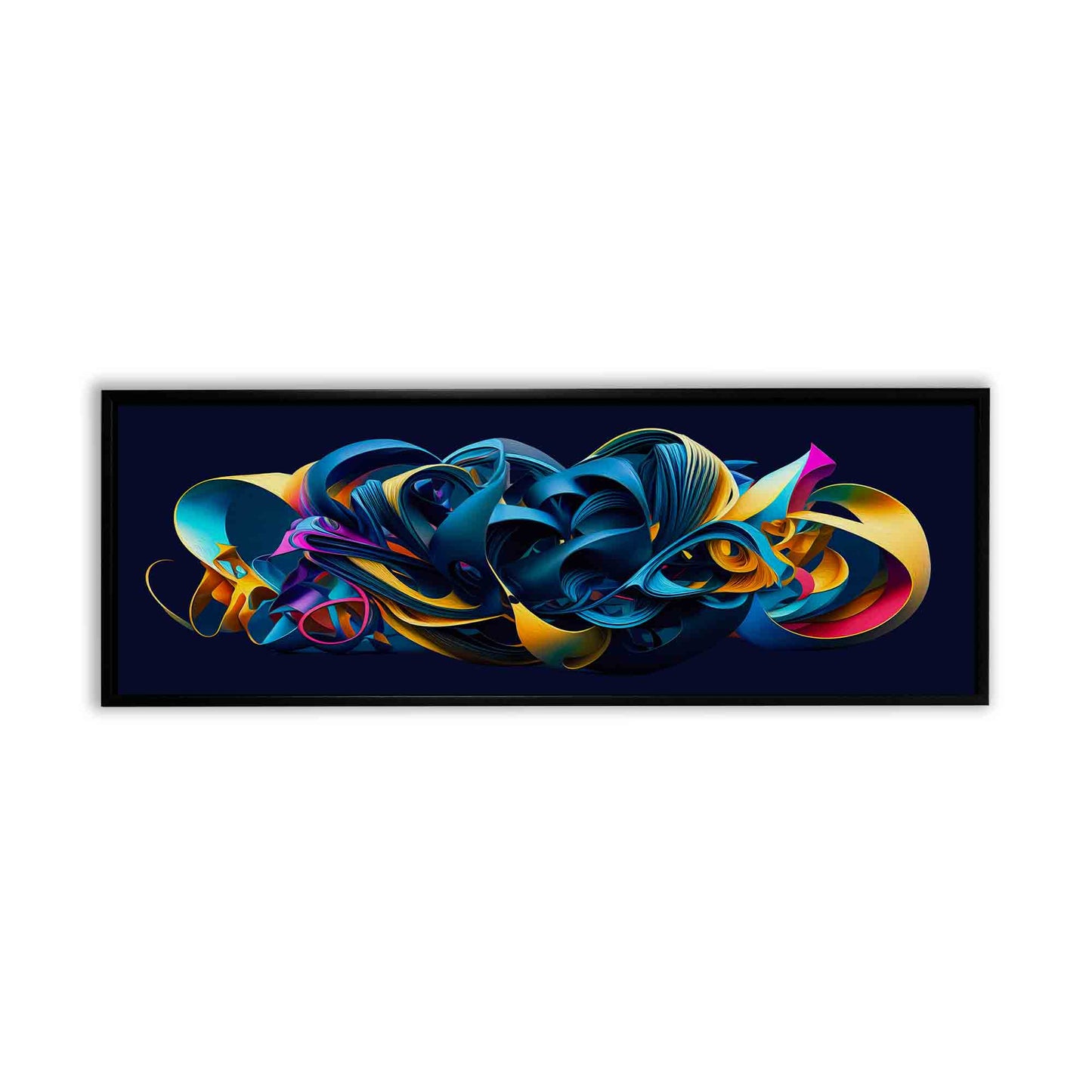 Canvas Wall art-Life vibrates in a mix of colors-Abstract artwork