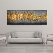 Gold Abstract Artwork-Canvas Wall art- Fine Art