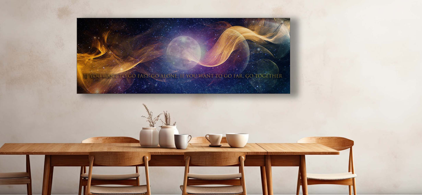 Inspiration Quote-Large Canvas Wall art- Fine Art-