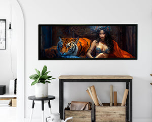Wall Art-Tiger tamer-Fine Art Canvas
