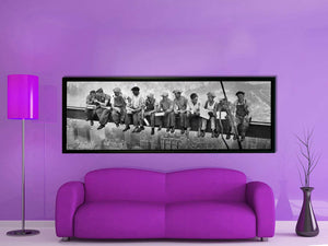 Wall art-Iconic " Lunch" photograph-Canvas Printed