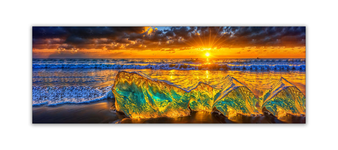 Canvas Print-HDR Beach Rocks-Wall Art-Skyline