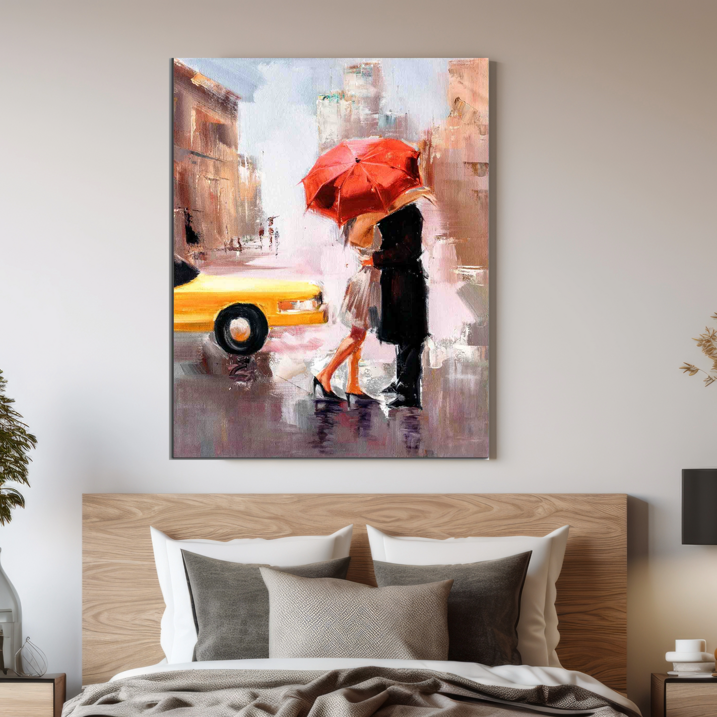 NYC KISS - Wall art decor-Fine Art Canvas