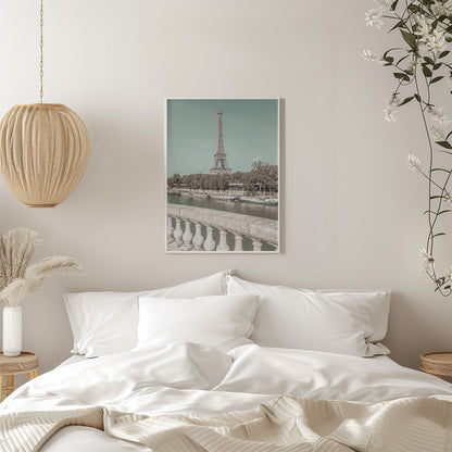 PARIS Eiffel Tower; River Seine Wall Artwork 0