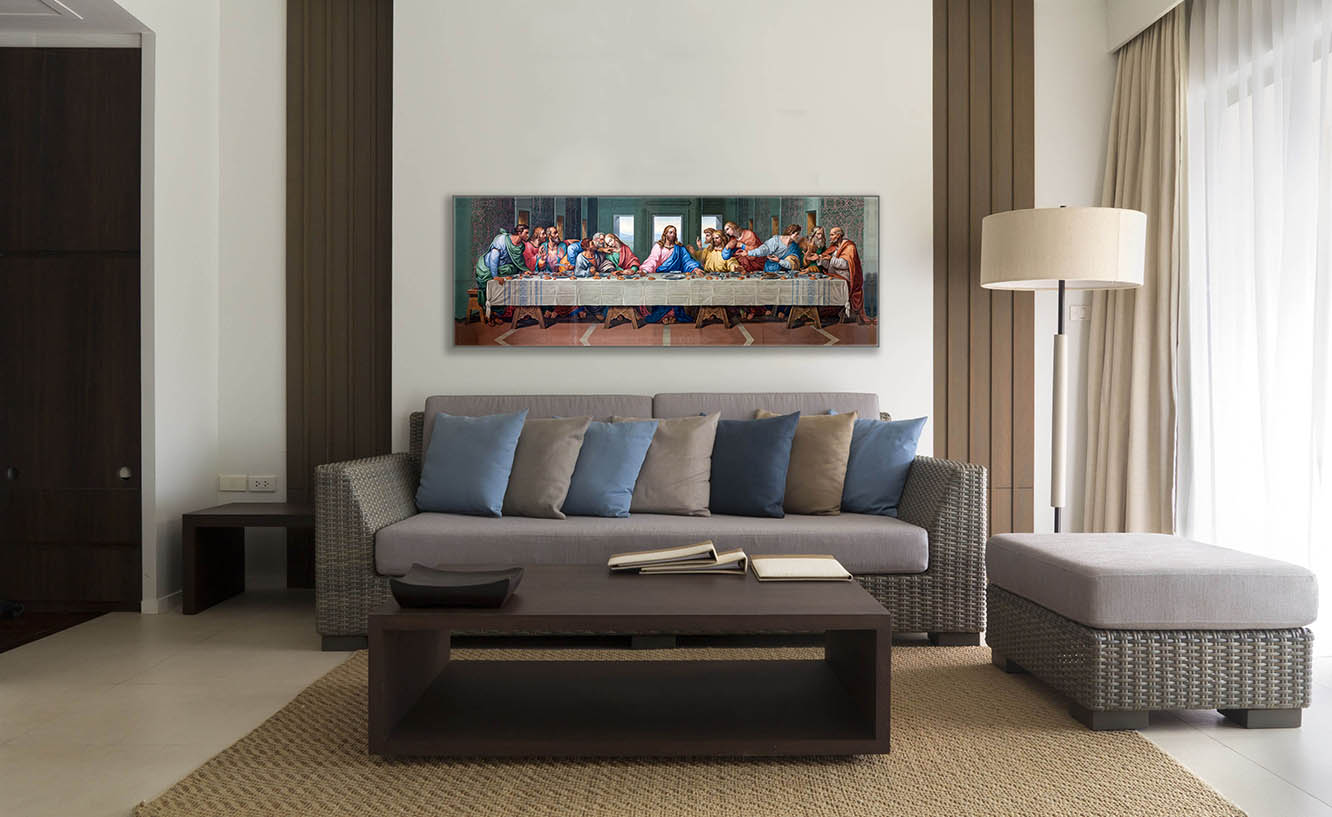 sample Last Supper Large Canvas Canvas-Christian Art in Livingroom